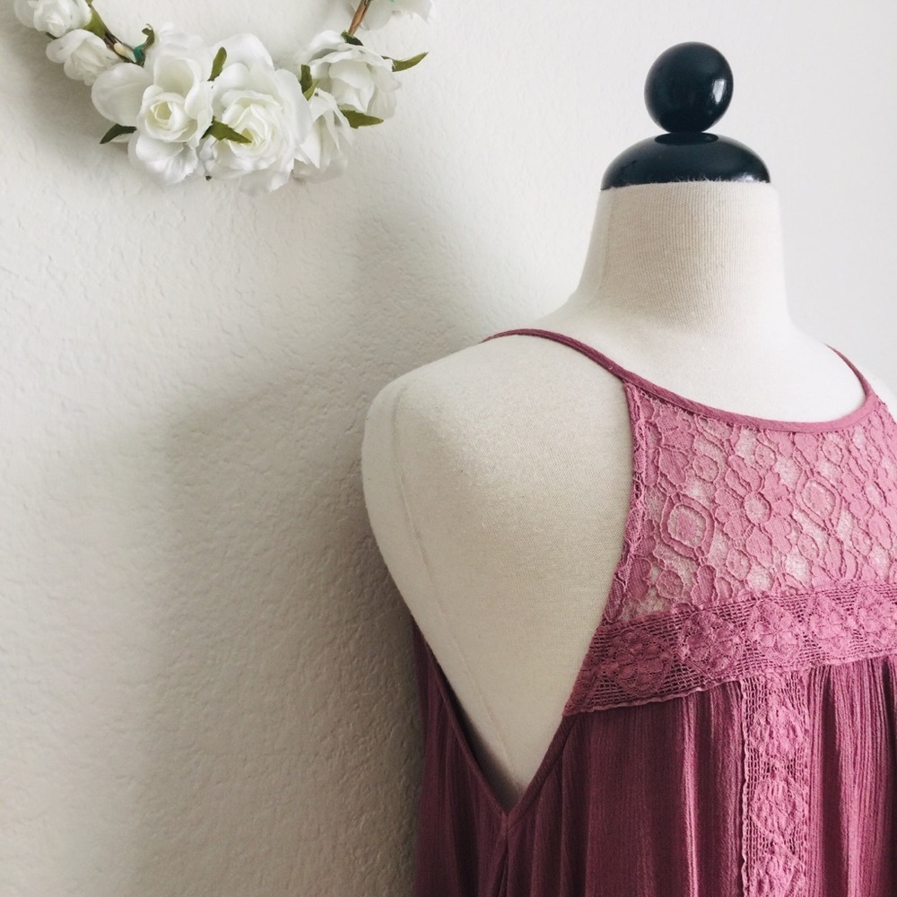 Laced Pink Ombré Dress/Tunic - Picture 3 of 8